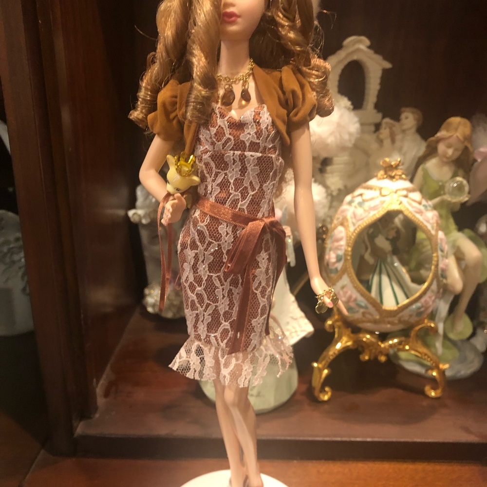 Elegant November Topaz Barbie